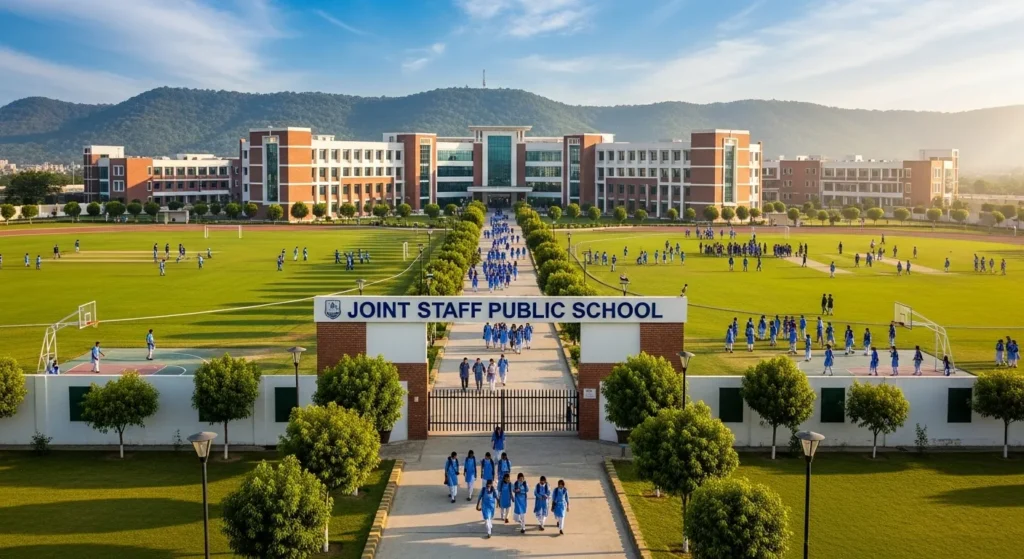 View of Joint Staff Public School campus in Rawalpindi