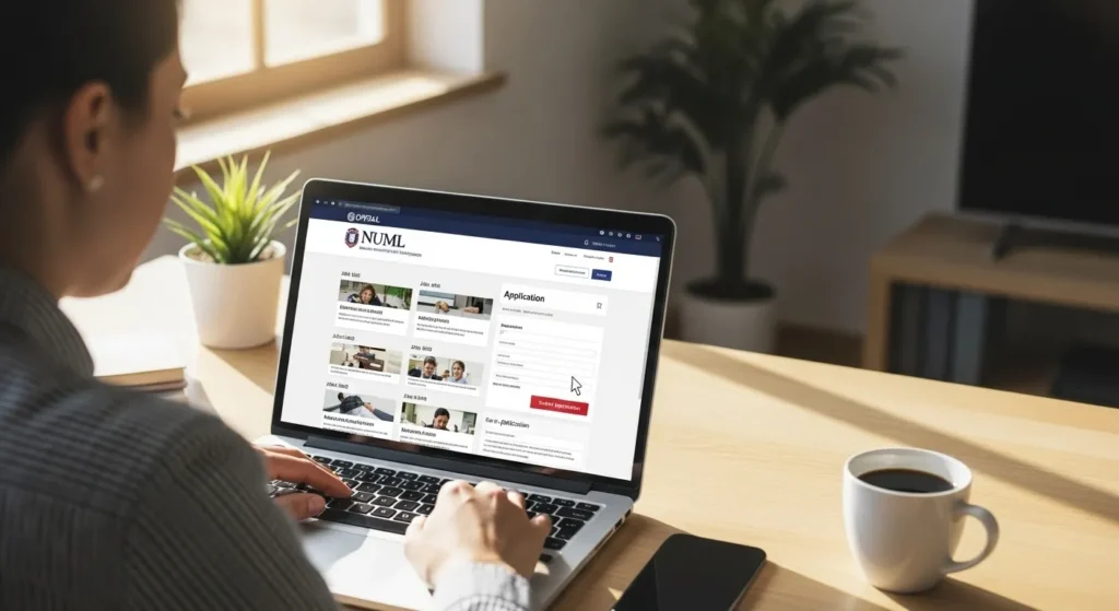 Applying for NUML jobs online