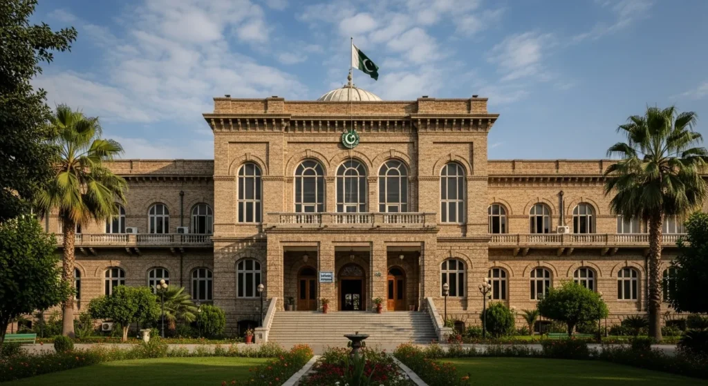 View of a government office in Balochistan