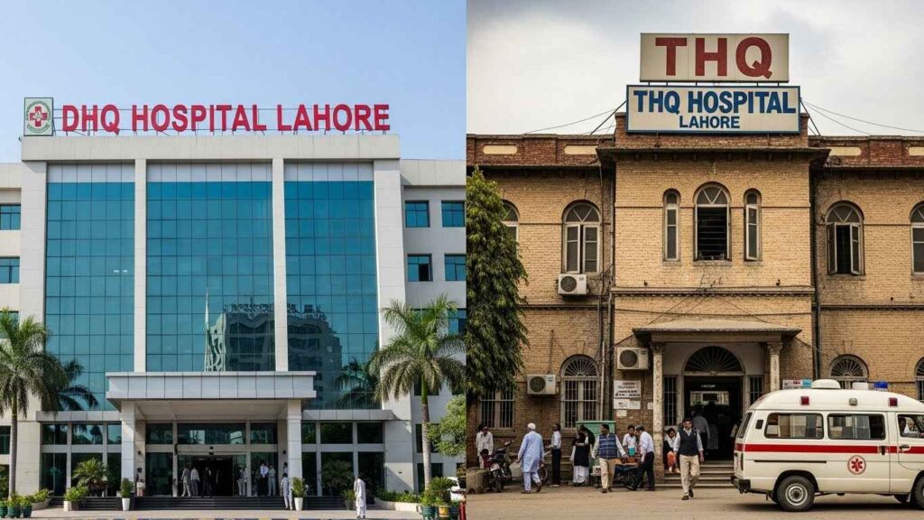 District Headquarter Hospital building in Lahore