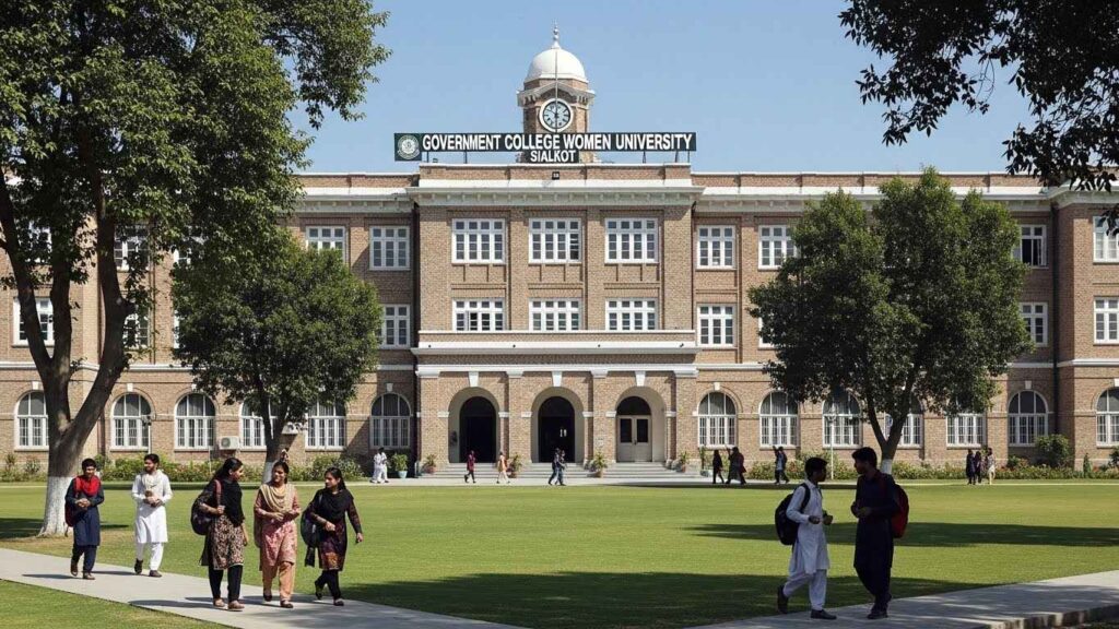 Government College Women University Sialkot main building