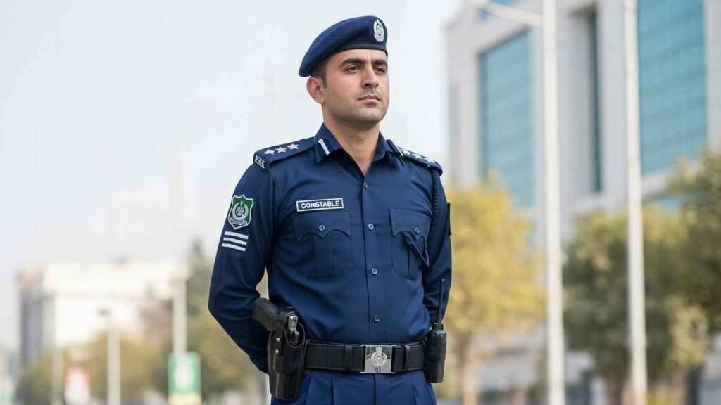 KPK Police Constable in official uniform