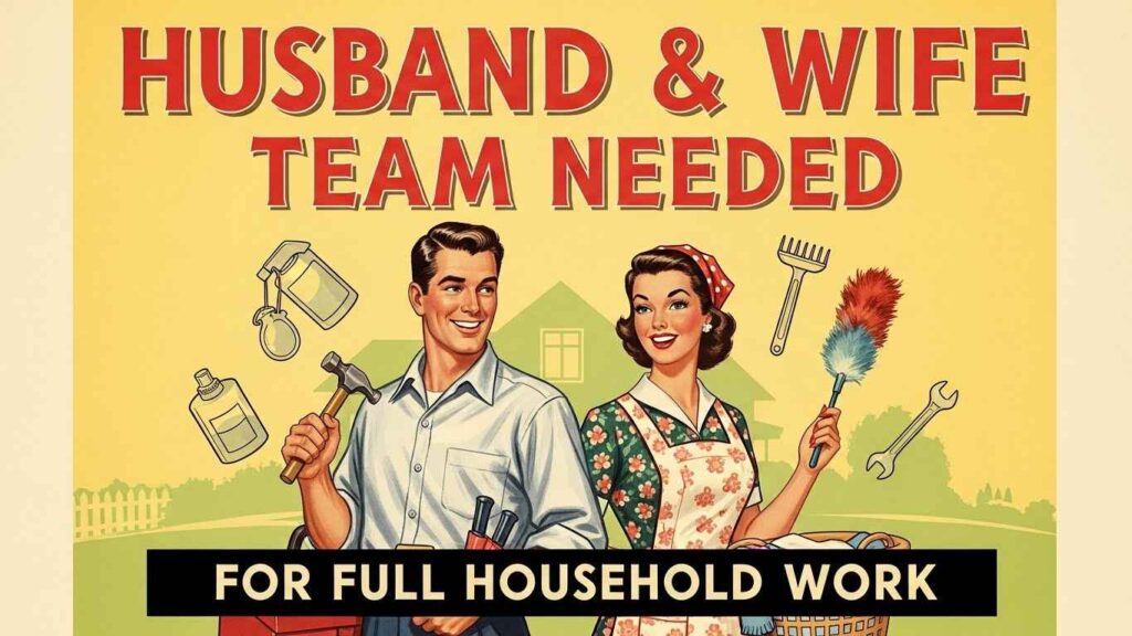 Husband wife team for house job Lahore