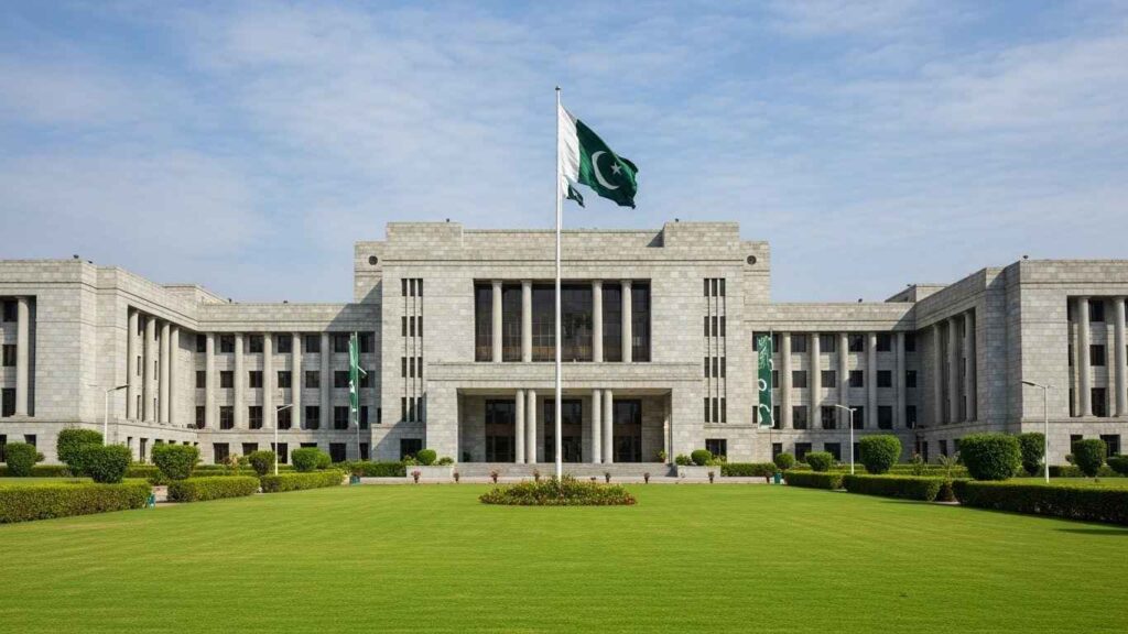 Ministry of Planning building on Constitution Avenue Islamabad