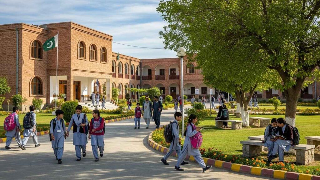 Islamic Al Falah School building on Kohat Road Peshawar