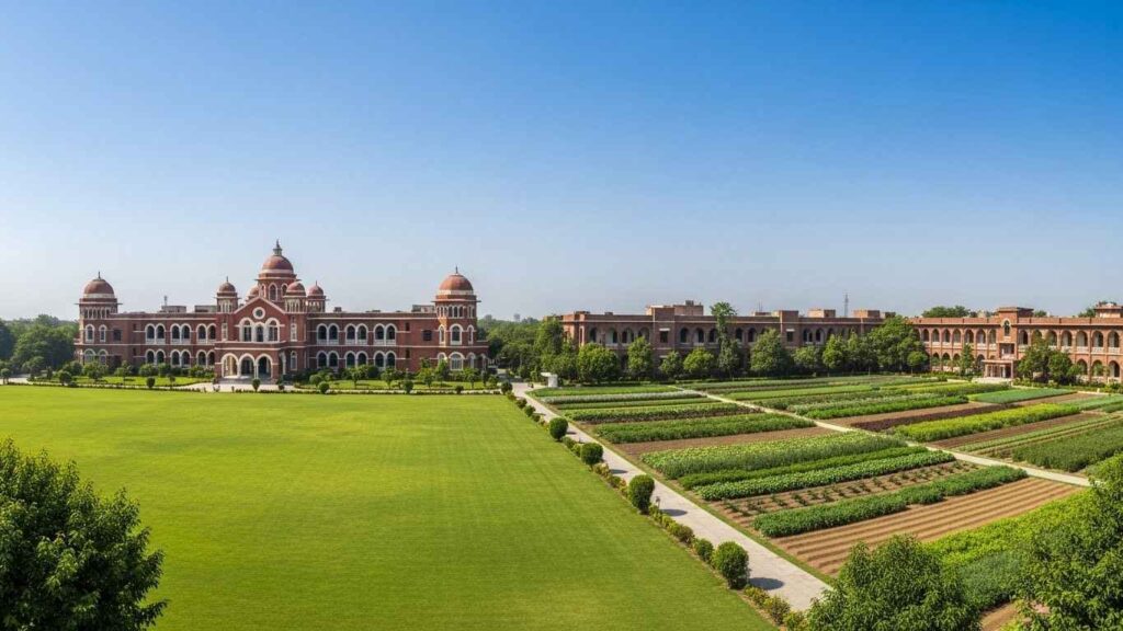 Aerial view of UAF Faisalabad campus