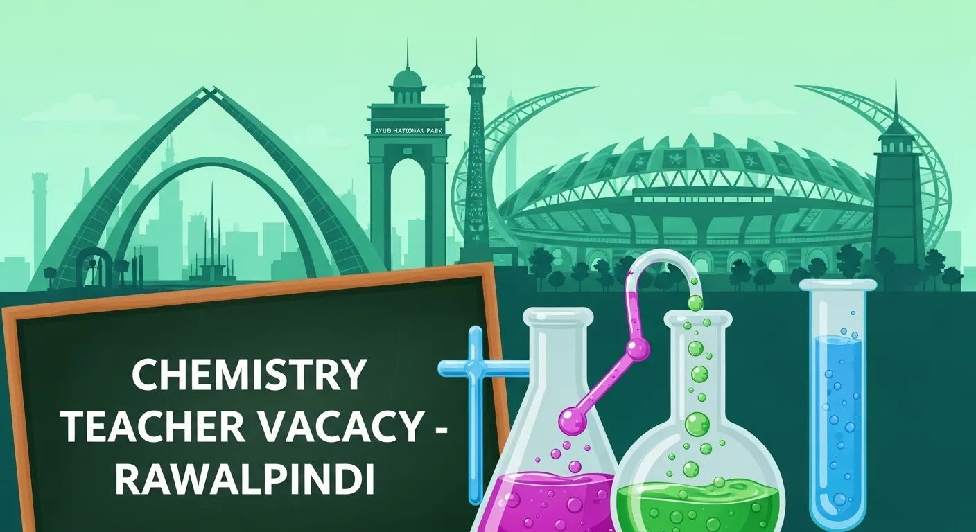 Thumbnail for chemistry teacher job in Rawalpindi