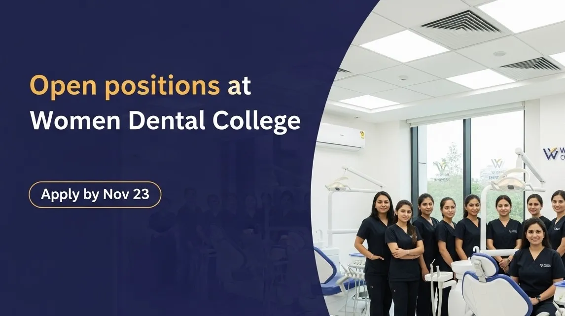 Job openings banner for Women Dental College Abbottabad 2025