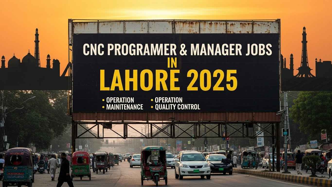 CNC Programmer & Manager Jobs in Lahore 2025