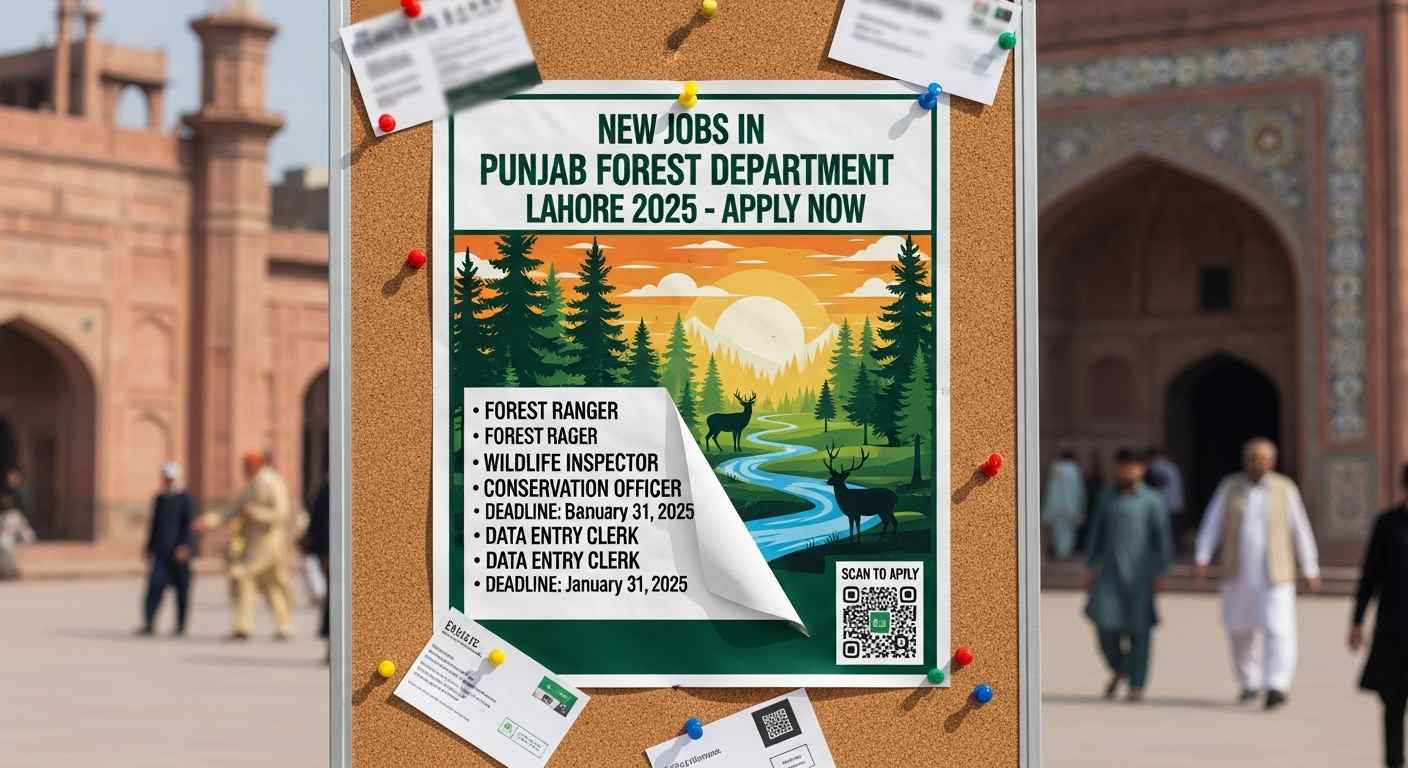 Punjab Forest Department Jobs 2025 Lahore