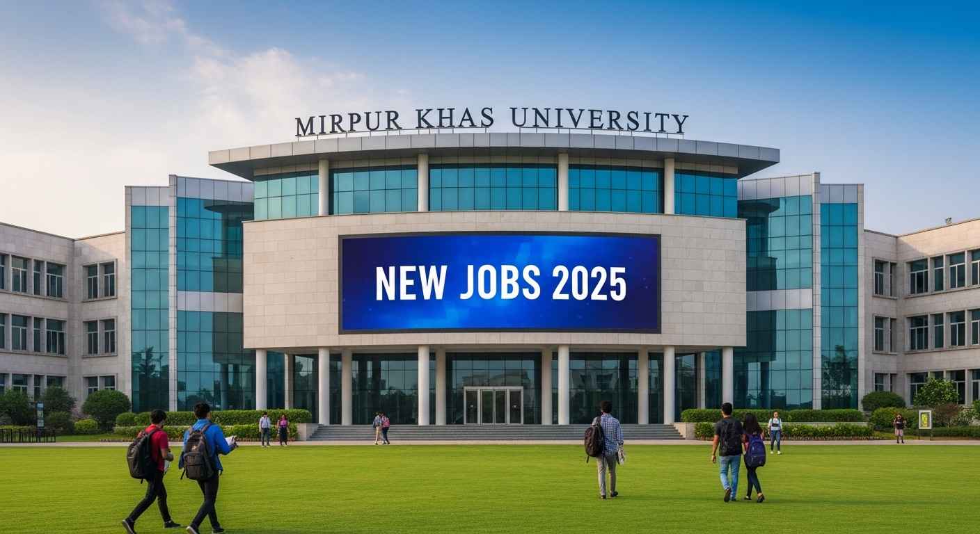 University Jobs Mirpur Khas 2025