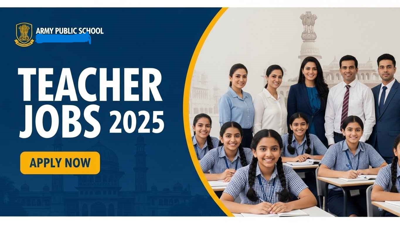 Army Public School Hyderabad Teacher Jobs 2025 – Apply Now