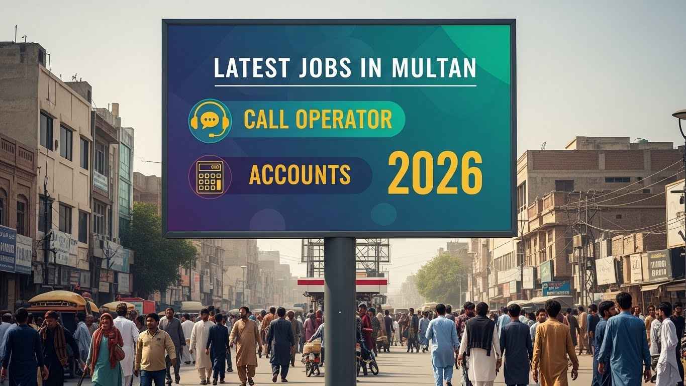 Latest Jobs in Multan – Call Operator & Accounts 2026