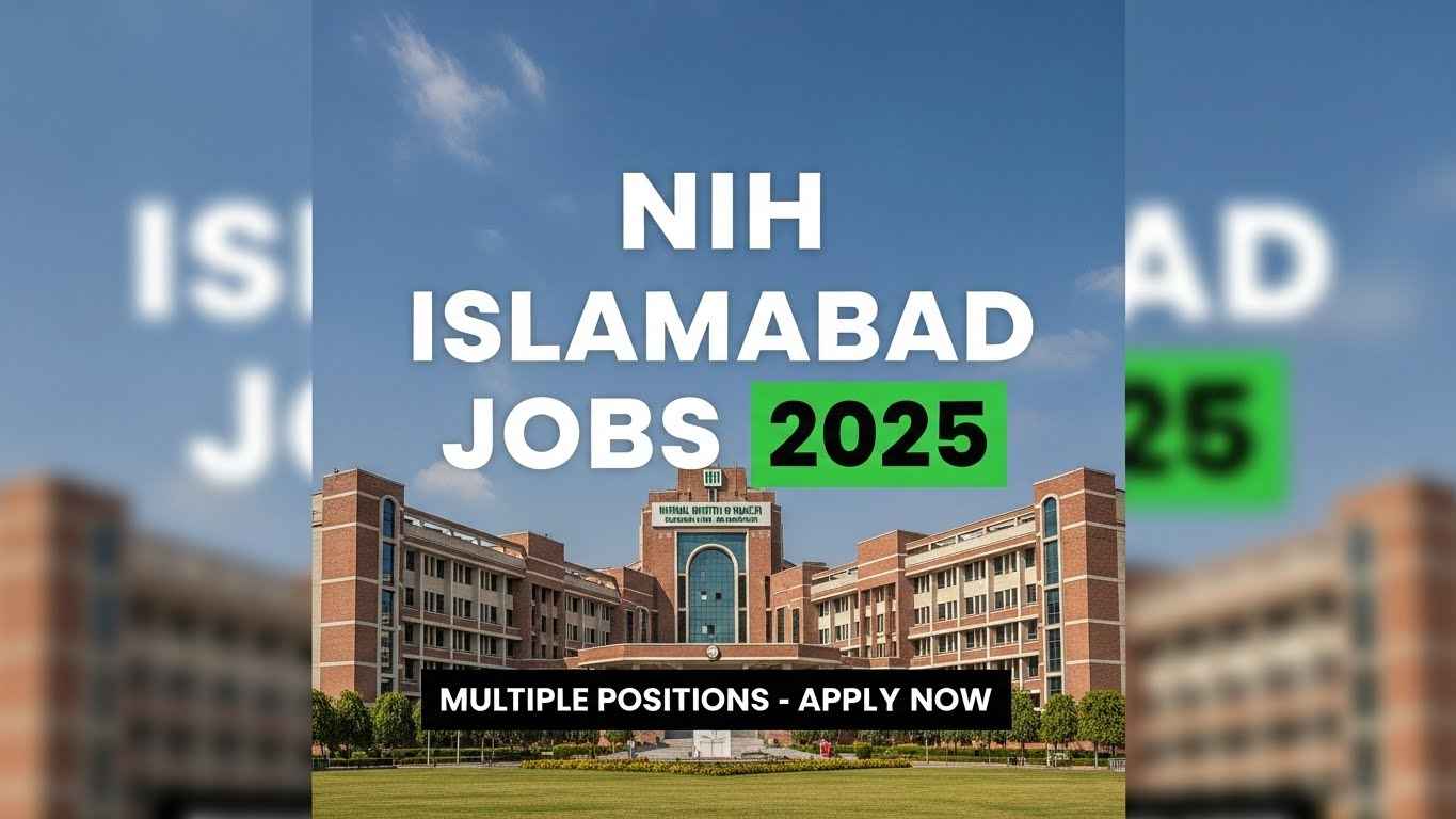 NIH Islamabad Jobs 2025