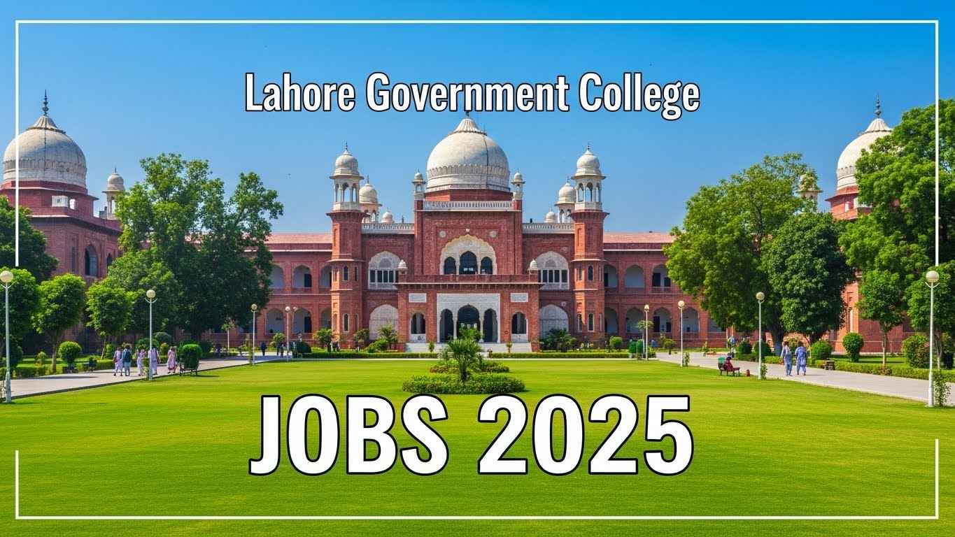 Government Graduate College of Science Lahore Jobs 2025