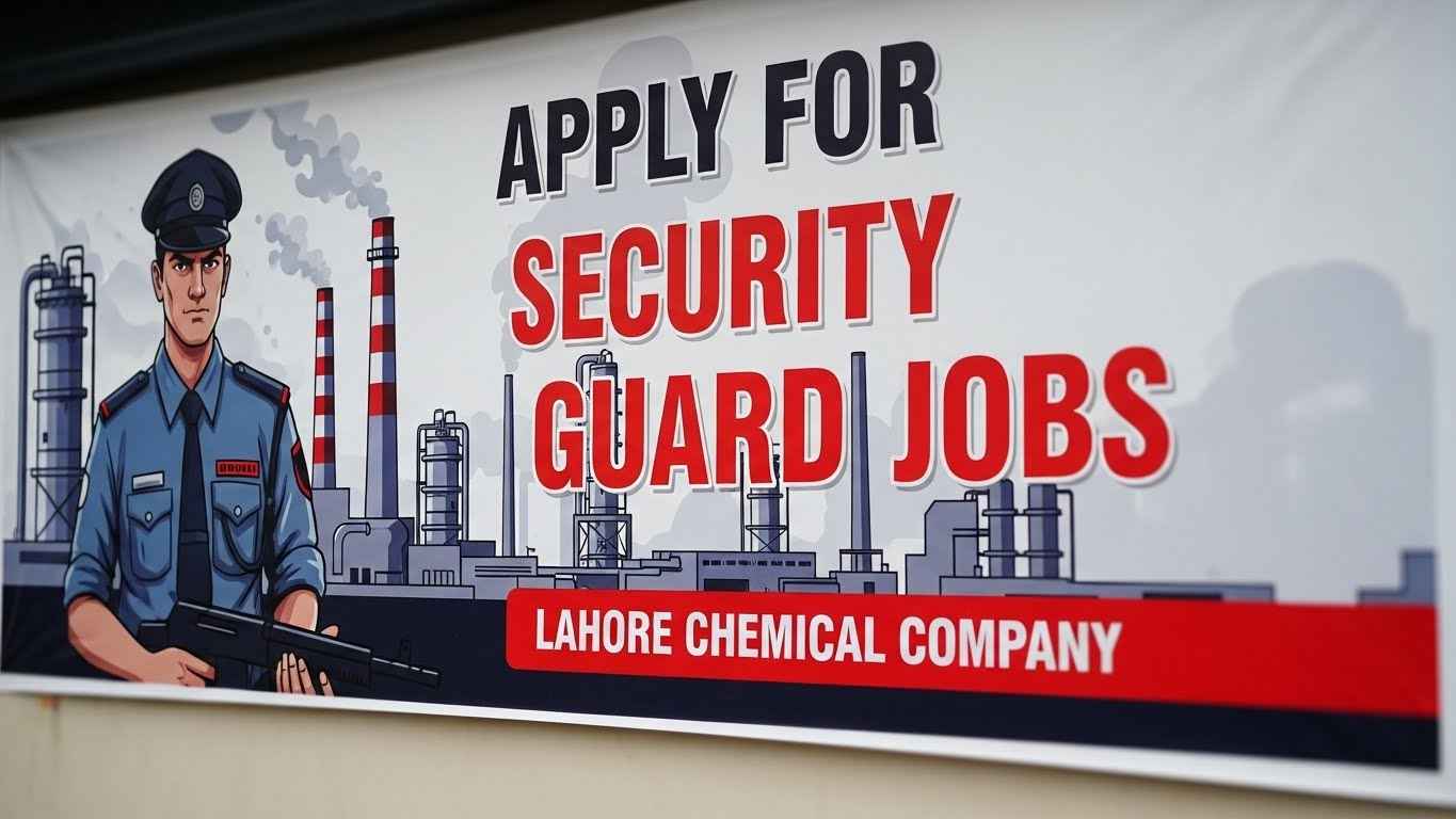 Security Guard Job Opportunity in Lahore 2025