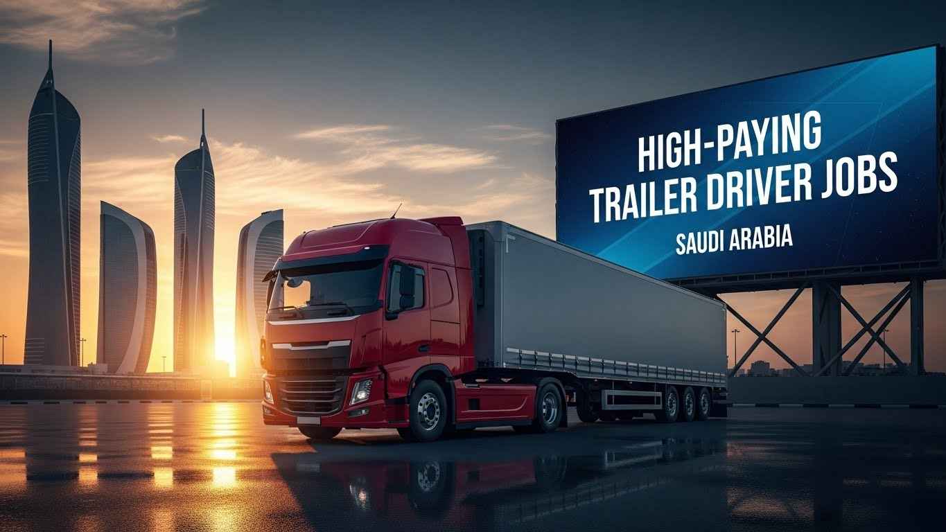 Trailer Driver Job Opportunity in Saudi Arabia 2025