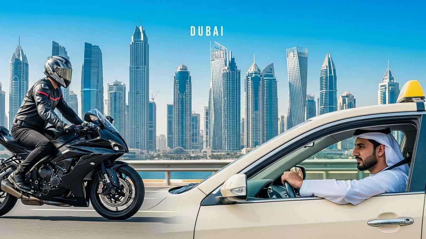 Bike Rider and Taxi Driver Jobs in UAE 2025