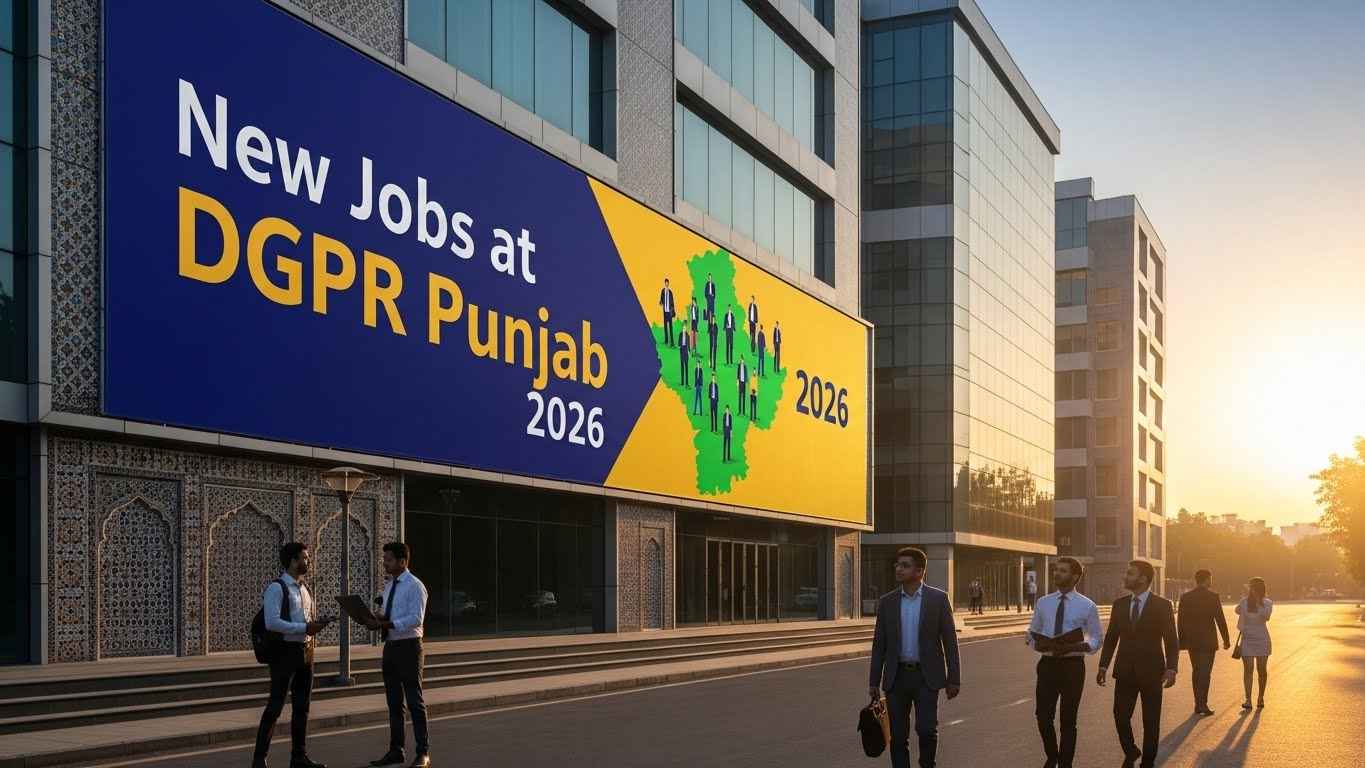 DGPR Punjab government jobs January 2026 Lahore