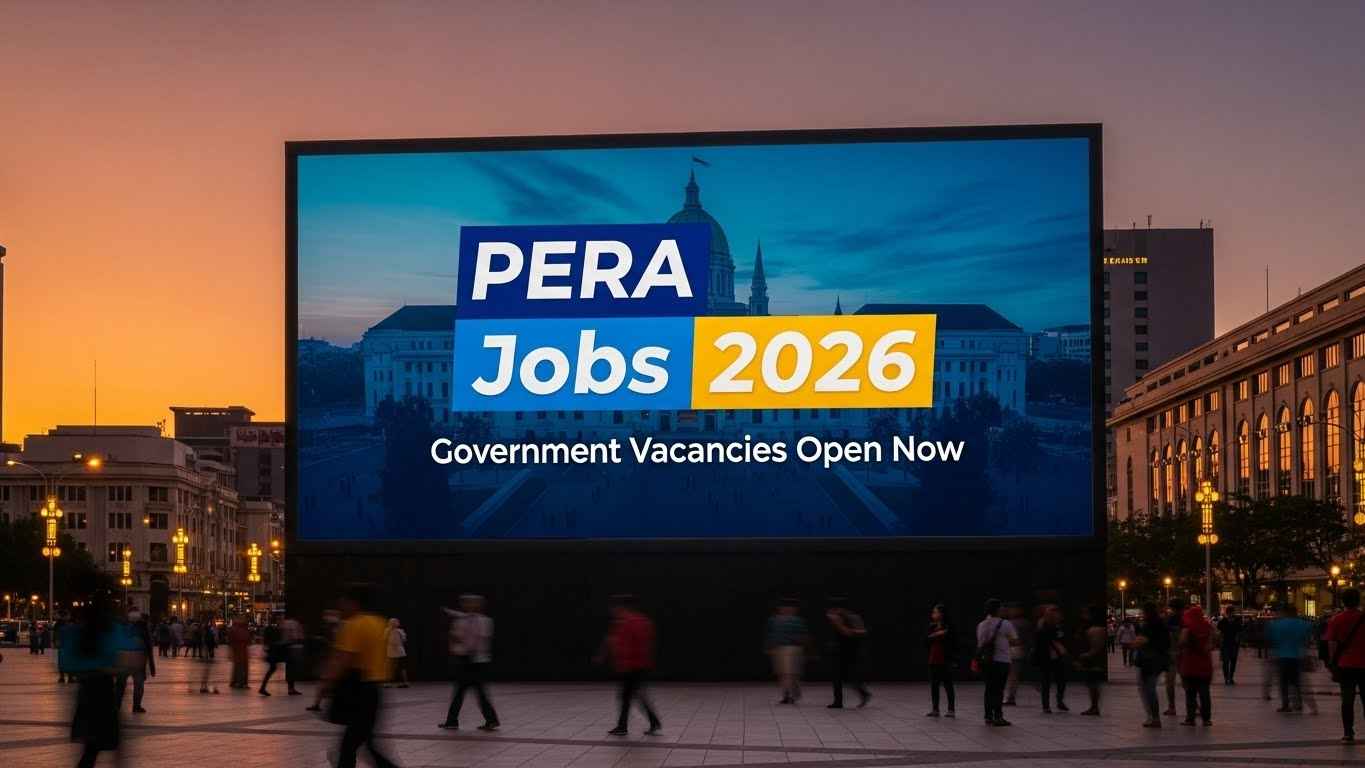 PERA Jobs 2026 – Government Vacancies Open
