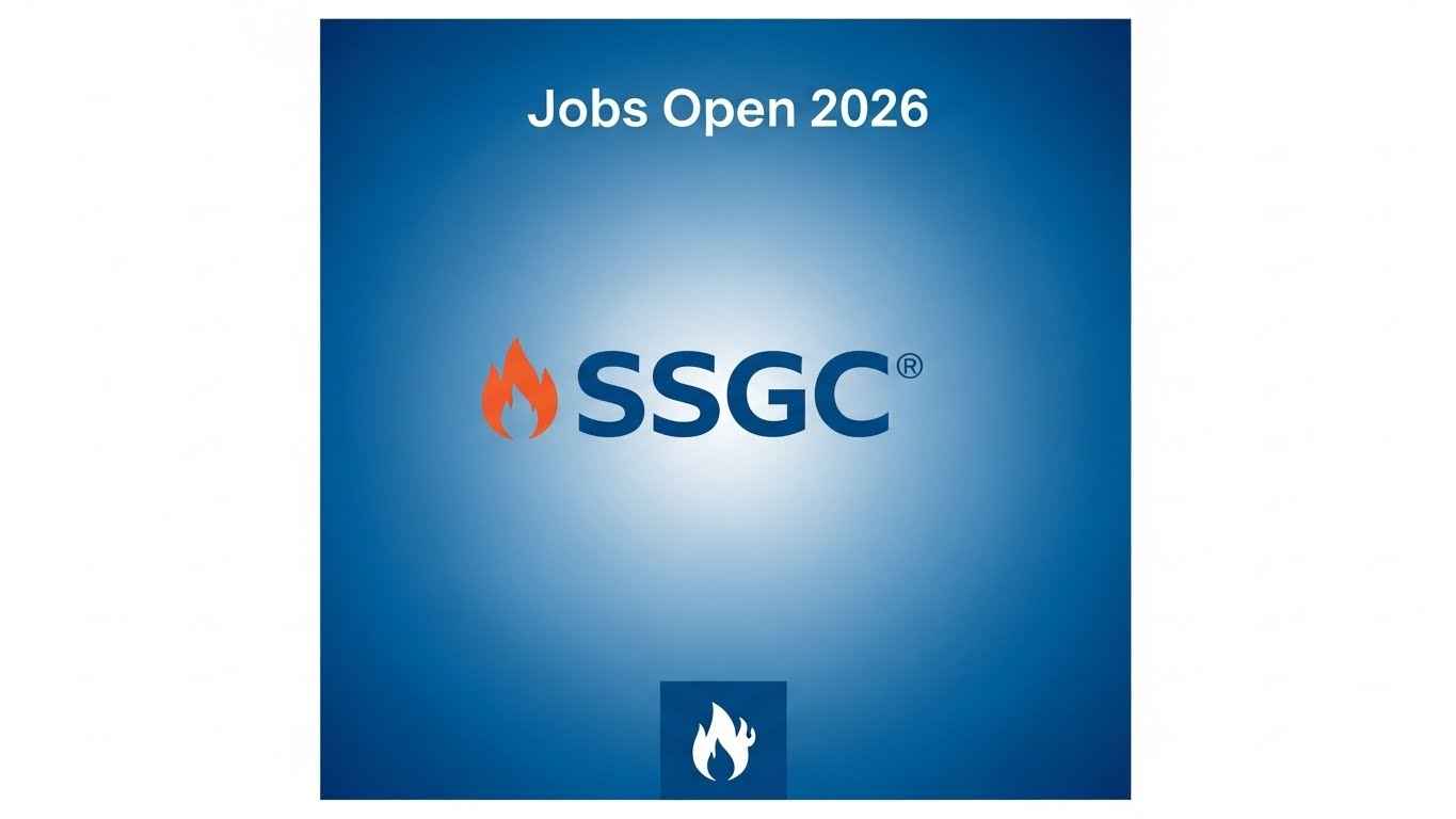 SSGC logo with job opening text overlay