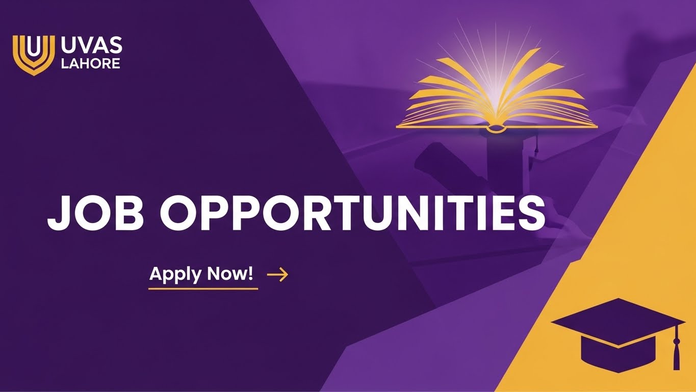 Thumbnail for UVAS Lahore jobs post