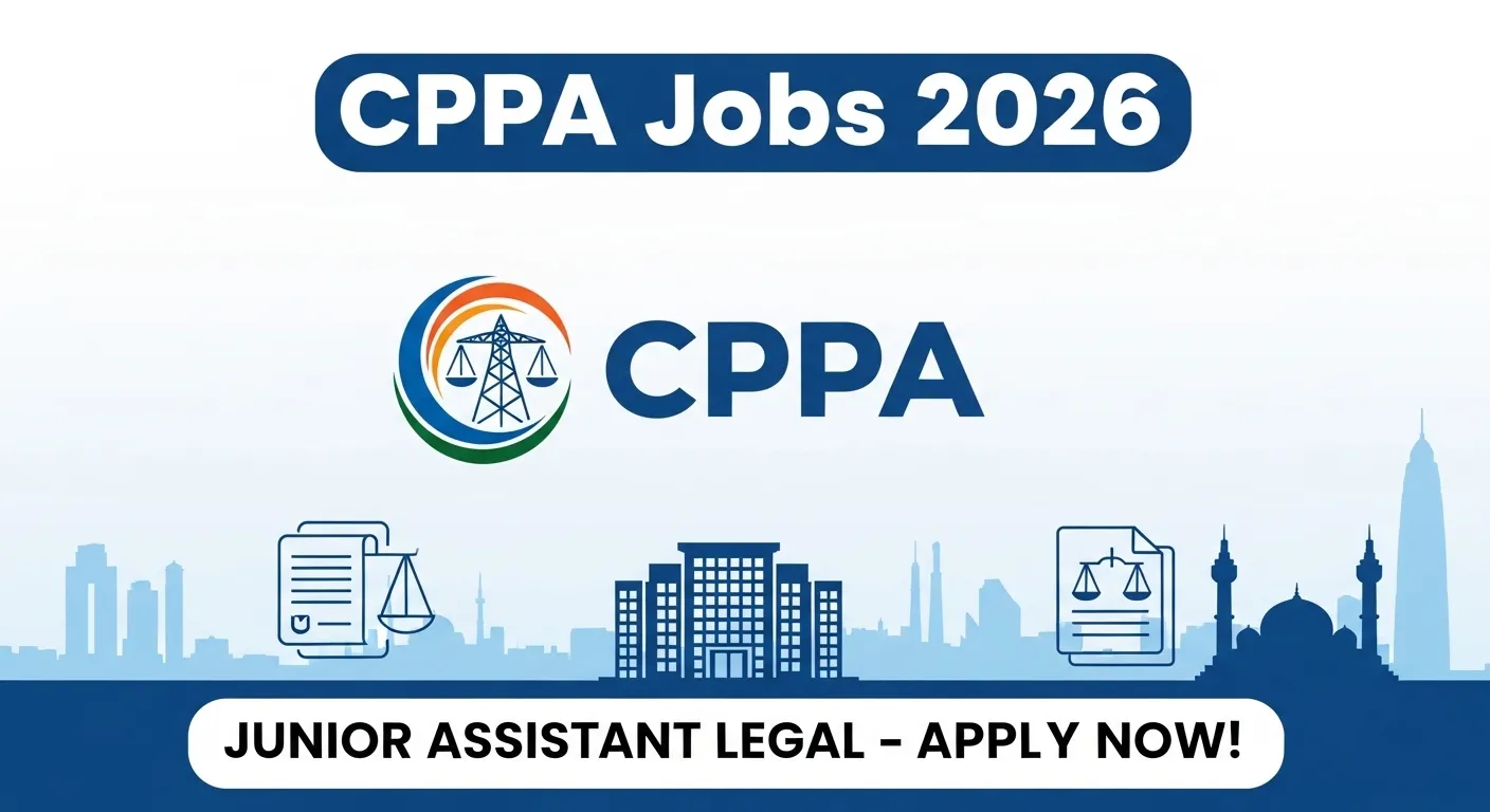 CPPA junior assistant legal jobs advertisement Islamabad 2026