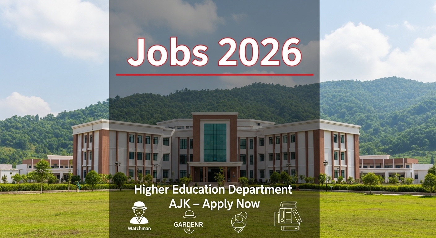 Higher Education Department AJK Muzaffarabad jobs 2026 announcement