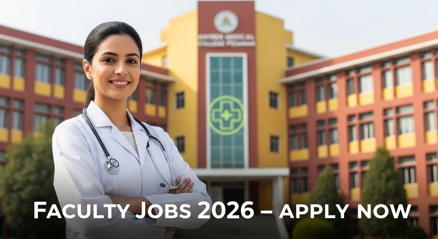 Khyber Medical College Peshawar faculty jobs 2026 advertisement