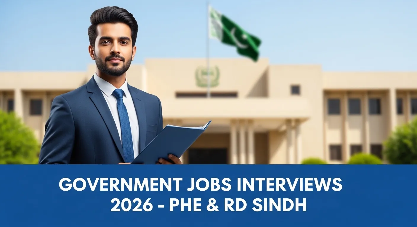PHE & RD Sindh job interviews 2026 thumbnail