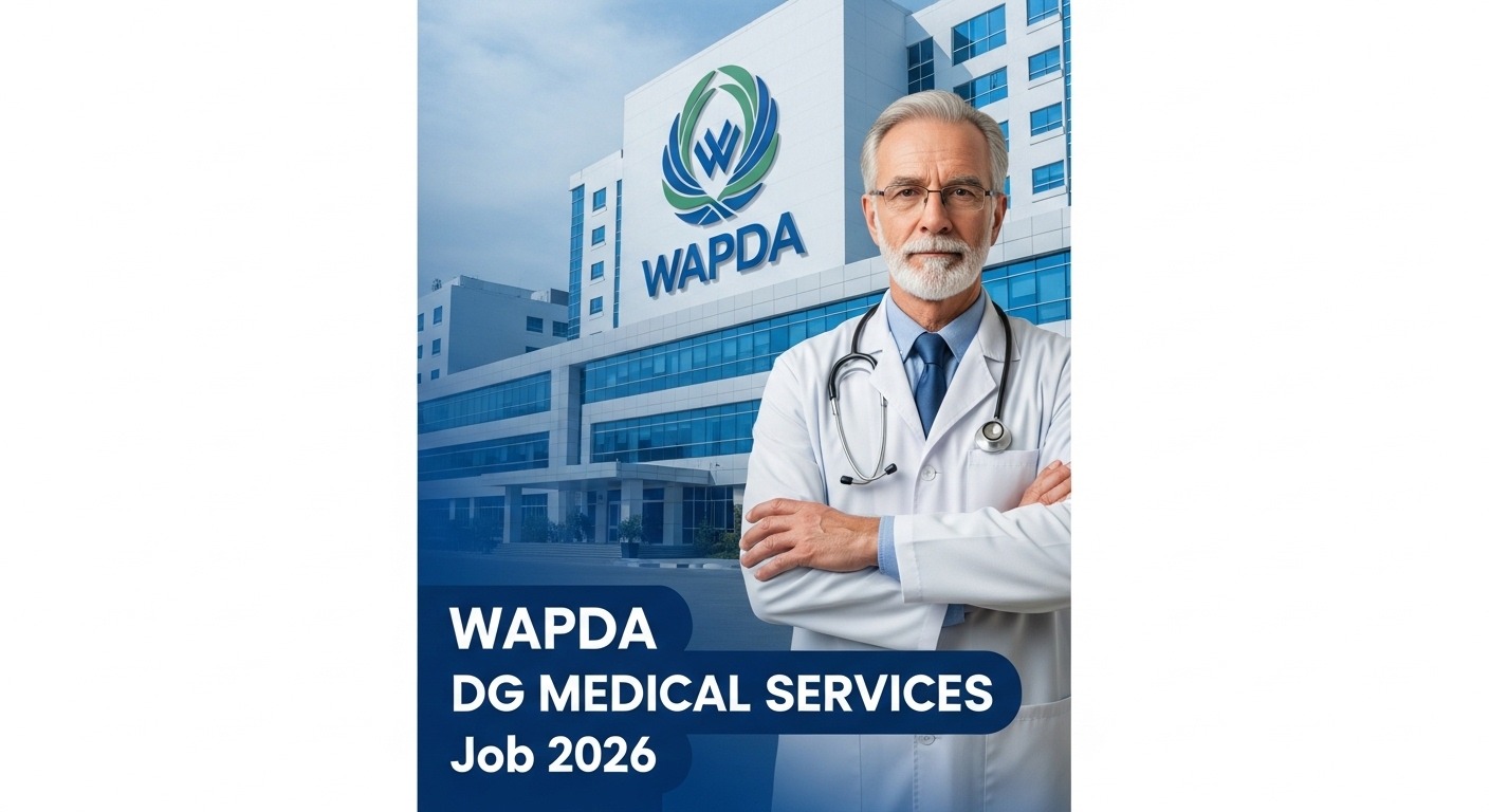 WAPDA Director General Medical Services job opening 2026 thumbnail