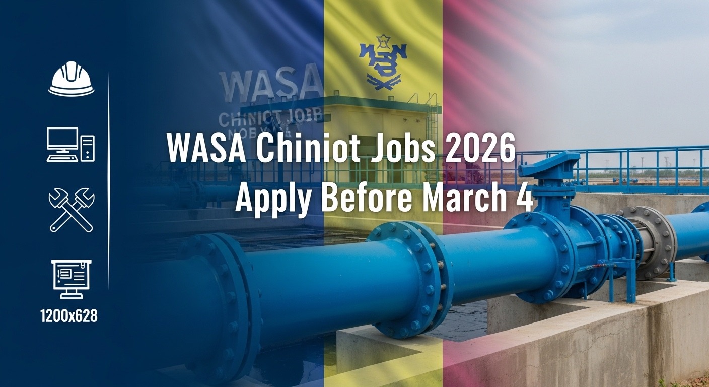 WASA Chiniot government jobs 2026 announcement