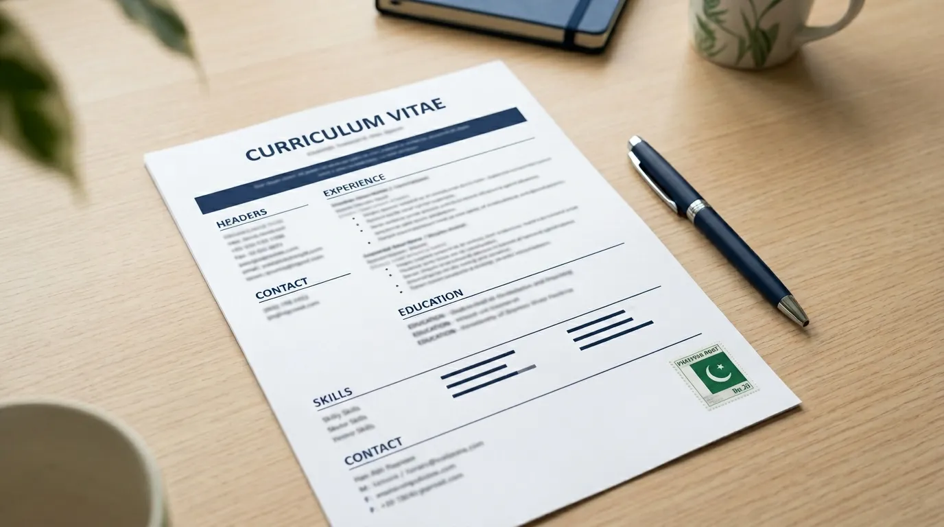 How to write a CV in Pakistan 2026 format guide with free template